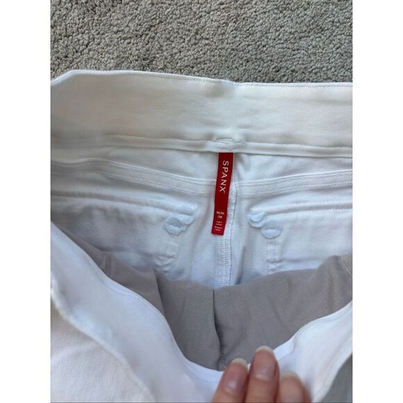 Best Seller ⭐️SPANX stretch twill wide leg pull on pant, $128 , Med  C29 - Picture 6 of 8